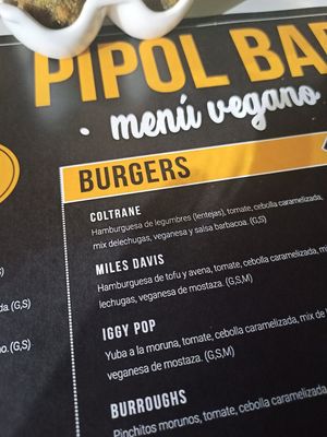 Carta at Pipol Bar in Alhaurin De La Torre