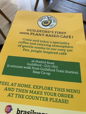   at Brasil Vegano Cafe in Guildford