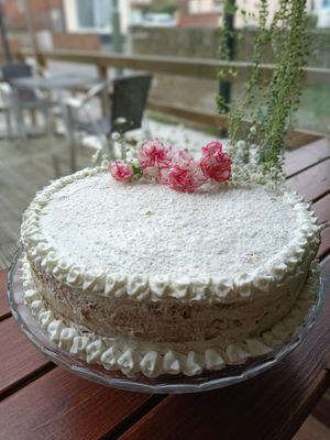 Birthday Cake  at Brasil Vegano Cafe in Guildford