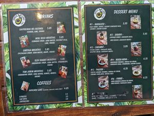 Drinks and desserts - April 2023 at Brasil Vegano Cafe in Guildford