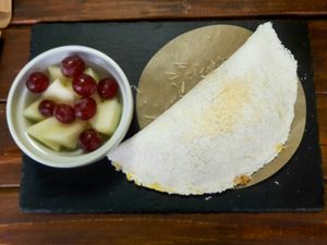 Tapioca pancake at Brasil Vegano Cafe in Guildford