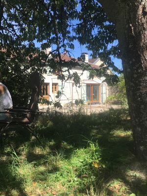 Backyard at La Malinette in Malain