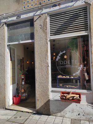Front at Odete Bakery in Porto