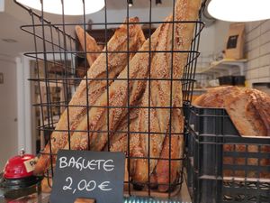Baguettw at Odete Bakery in Porto