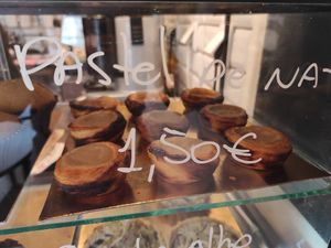Pastel de nata at Odete Bakery in Porto