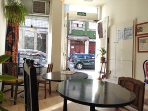 Inside at Odete Bakery in Porto