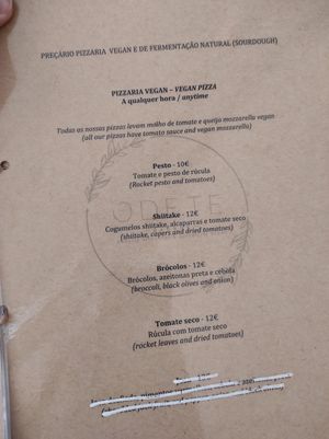 Pizzas at Odete Bakery in Porto