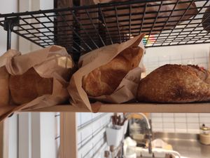 Brioche bread at Odete Bakery in Porto