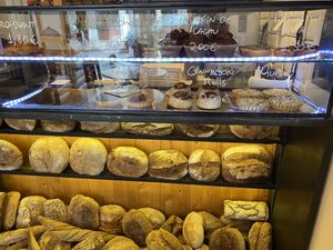 Pastries and bread were all baked in the shop   at Odete Bakery in Porto