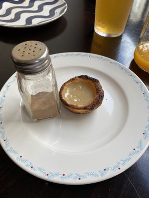 Portuguese Tart tasted good   at Odete Bakery in Porto