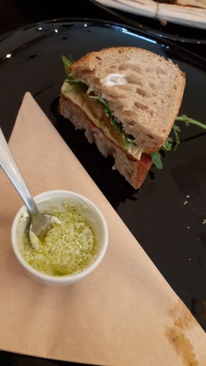 Melhor Sandes do mundo Sandes Abigail at Odete Bakery in Porto