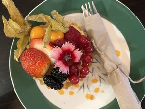 Vanilla tartlet   at Odete Bakery in Porto
