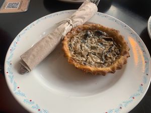 Quiche at Odete Bakery in Porto