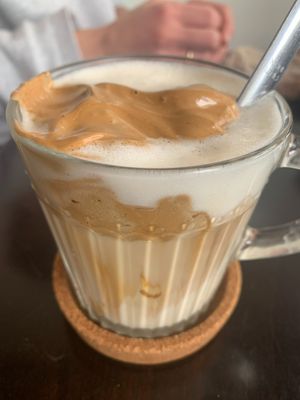 Dalgona Coffee at Odete Bakery in Porto