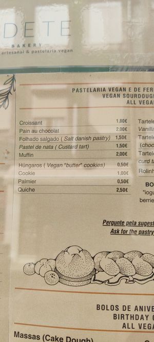  at Odete Bakery in Porto