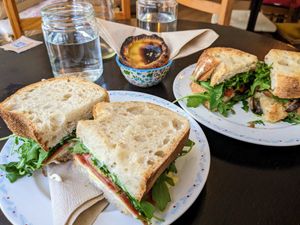 Lunch! at Odete Bakery in Porto