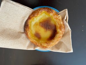 Pastel de nata 😍  at Odete Bakery in Porto