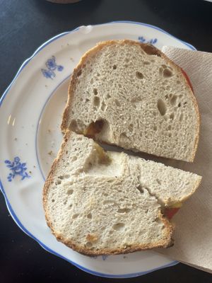 Tosta de tomate   at Odete Bakery in Porto