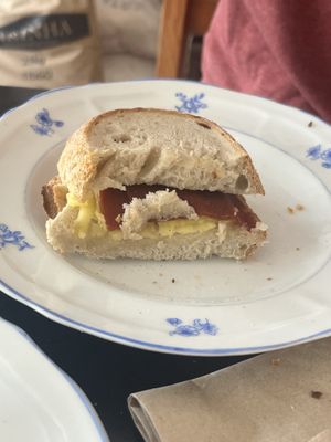 Tosta mista   at Odete Bakery in Porto