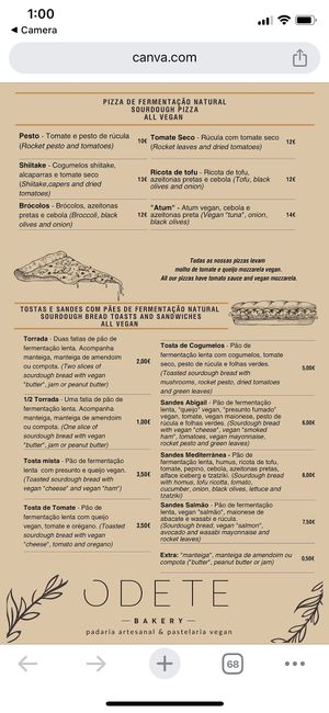   at Odete Bakery in Porto