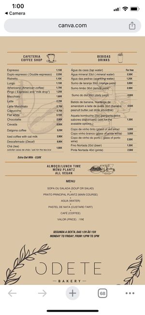   at Odete Bakery in Porto