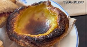 Nata #Veganuary at Odete Bakery in Porto