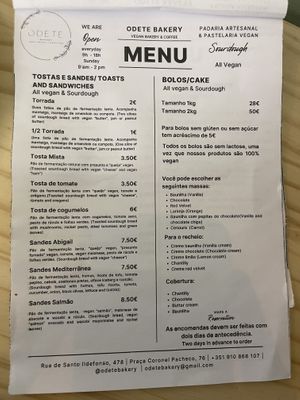   at Odete Bakery in Porto