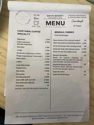   at Odete Bakery in Porto