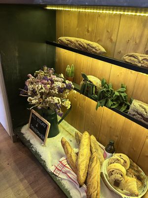 Cute interior  at Odete Bakery in Porto