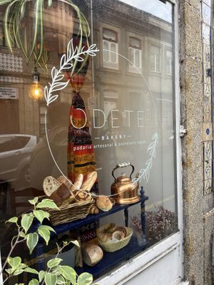Cute exteriorr  at Odete Bakery in Porto