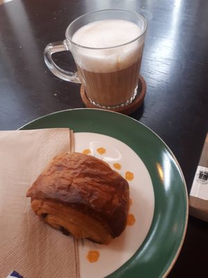 bad pain au chocolat! at Odete Bakery in Porto