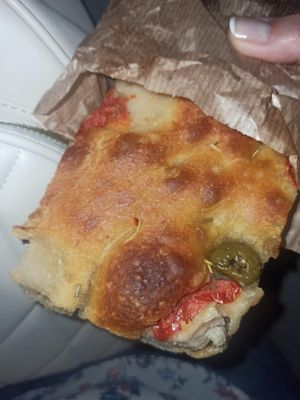 Focaccia at Odete Bakery in Porto