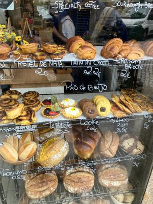 dry cakes at Odete Bakery in Porto