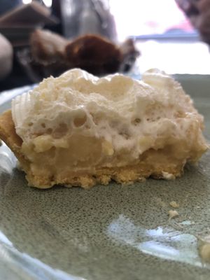 Lemon tart  at Odete Bakery in Porto