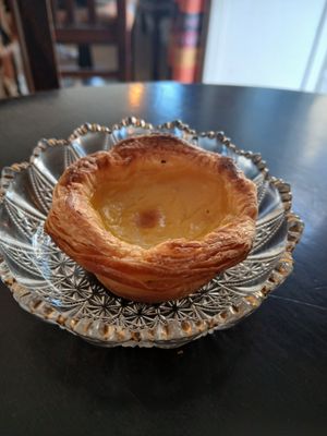 Pastel de nata (€2) at Odete Bakery in Porto