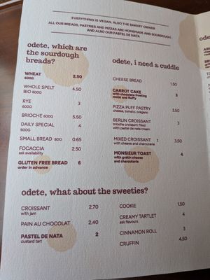  at Odete Bakery in Porto