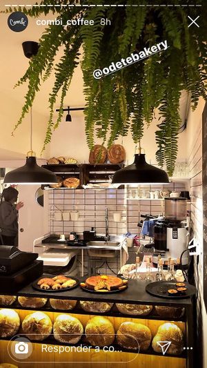 Cafetaria at Odete Bakery in Porto