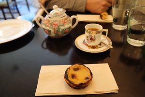 Pastel de nata  at Odete Bakery in Porto
