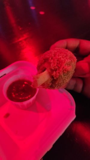 Sugar cane for a bone (don't knock it till you try it) at Radical Burgers in North West London