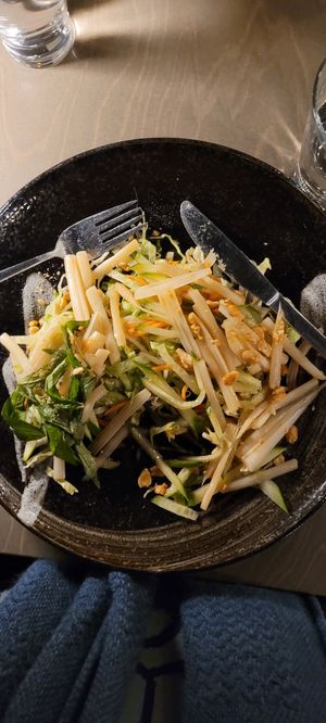 Lotus salad at Maison de BaN in Frankfurt