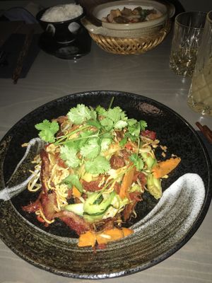 The Seitan is excellent! Very yummy! at Maison de BaN in Frankfurt