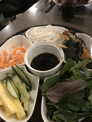 Assemble your own rolls - very good!  at Maison de BaN in Frankfurt