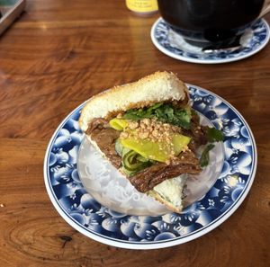 Bean curd sandwichh  at Joy in Los Angeles
