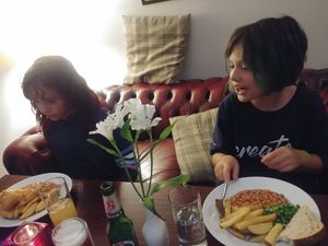 Kids were happy! at The Woodside Hotel in Aberdour