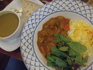 More on that amazing curry, and soup at The Woodside Hotel in Aberdour