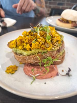 Scrambled tofu at Square 44 in Surrey Downs