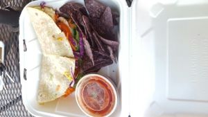 the yogi made gf and vegan at Green Room Cafe in Cocoa Beach