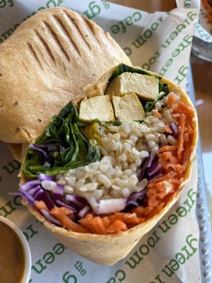 Gold Coast wrap  at Green Room Cafe in Cocoa Beach