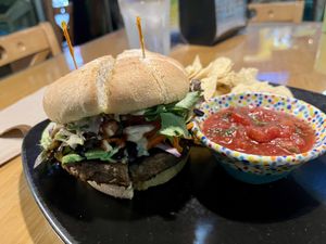 Eddie burger  at Green Room Cafe in Cocoa Beach