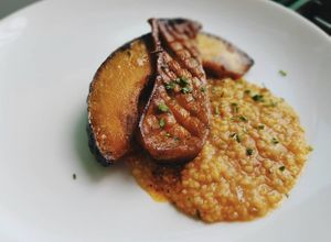 Eryngui assado ao vinho at Talo in Salvador